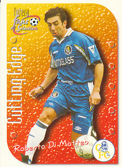 Roberto Di Matteo Chelsea 1999 Futera Fans' Selection Cutting Edge #CE9